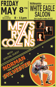 McMenamins Presents: Metts Ryan Collins With special guest Norman Sylvester